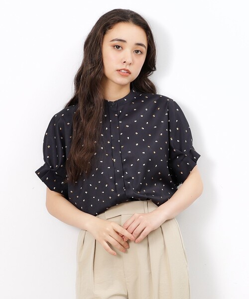 「OPAQUE.CLIP」 半袖ブラウス 38 ホワイト レディース_画像7