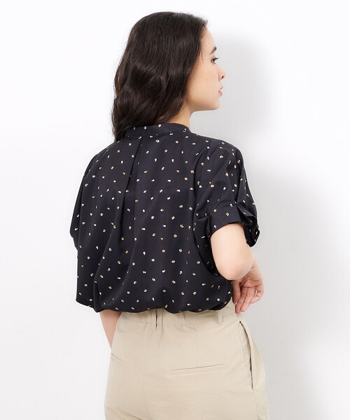 「OPAQUE.CLIP」 半袖ブラウス 38 ホワイト レディース_画像8