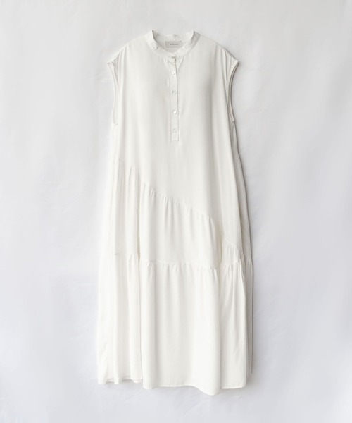 「me+em select」 ノースリーブワンピース FREE モカ レディース_画像8