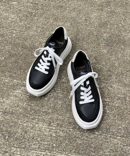 「ASH」 ローカットスニーカー 36 ホワイト×ピンク レディース_画像3