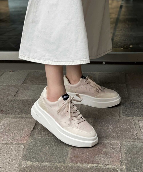 「ASH」 ローカットスニーカー 36 ホワイト×ピンク レディース_画像6