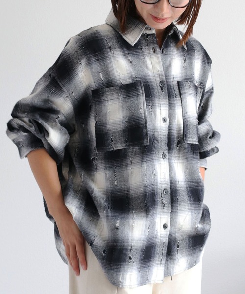 cepo（セポ） ブラウス シャツ 「チェック柄トップスをコーデの主役に