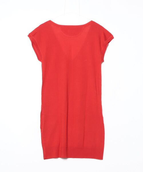 「ZADIG&VOLTAIRE」 半袖ワンピース - レッド レディース_画像2