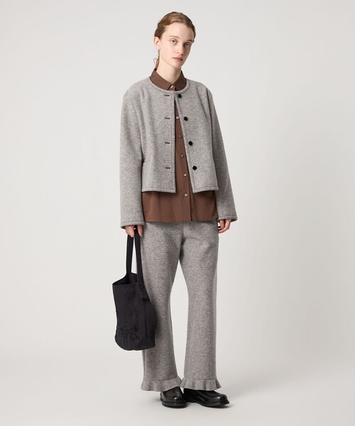 steven alan ノーカラーグレージャケット STEVEN ALAN（スティーブンアラン） ジャケット ノーカラージャケット