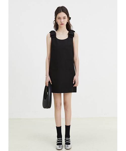 fano studios ワンピース　ブラック Fano Studios」 ノースリーブワンピース M ブラック レディース