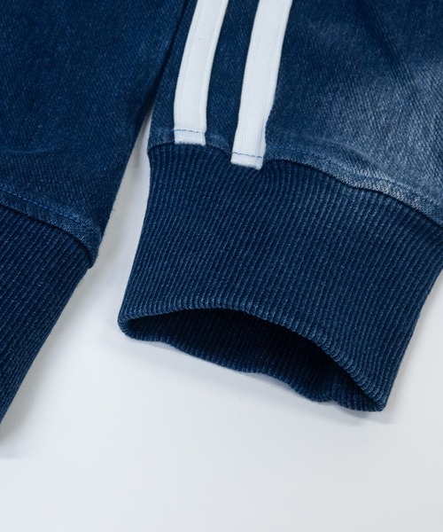 美品●00' 3本ライン デニムトラックジャケット JOHN'S CLOSET（ジョンズクローゼット） ジャージ 「13」カットデニム