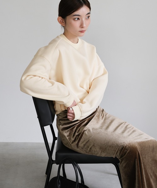 select MOCA（セレクトモカ） トレーナー スウェット フロントドロスト