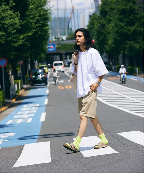 「Healthknit」 半袖Tシャツ MEDIUM グレー メンズ_画像5