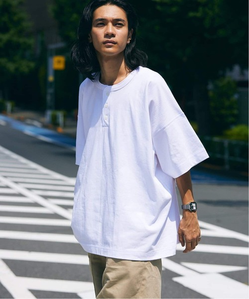 「Healthknit」 半袖Tシャツ MEDIUM グレー メンズ_画像7