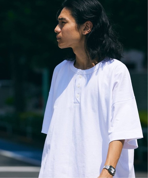 「Healthknit」 半袖Tシャツ MEDIUM グレー メンズ_画像8