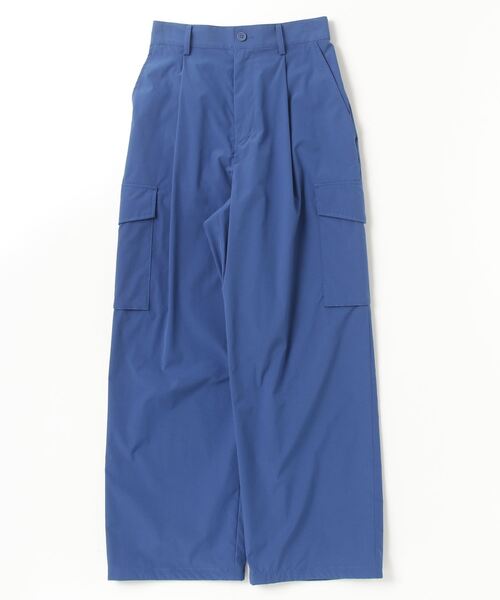 「SHIPS any」 カーゴパンツ 40 ブルー レディース_画像2