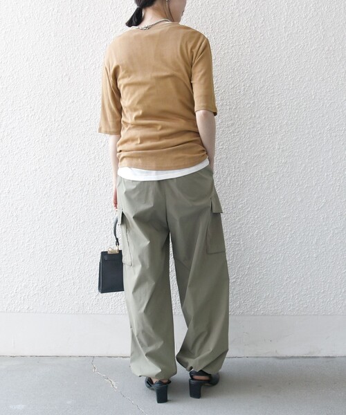 「SHIPS any」 カーゴパンツ 40 ブルー レディース_画像4