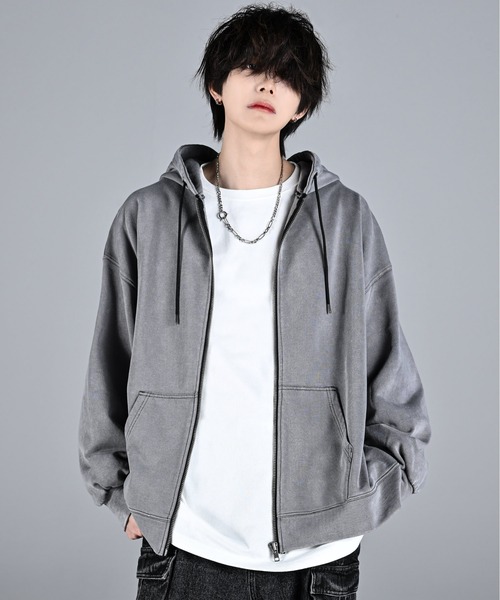 Mal. ライトグレー ジップアップパーカー未使用品 welise（ウェライズ） ジップアップパーカー S ライトグレー メンズ