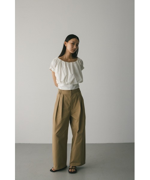 「STYLEMIXER」 半袖ブラウス SMALL ブラック レディース_画像5