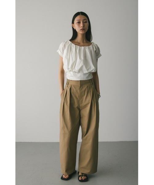 「STYLEMIXER」 半袖ブラウス SMALL ブラック レディース_画像6