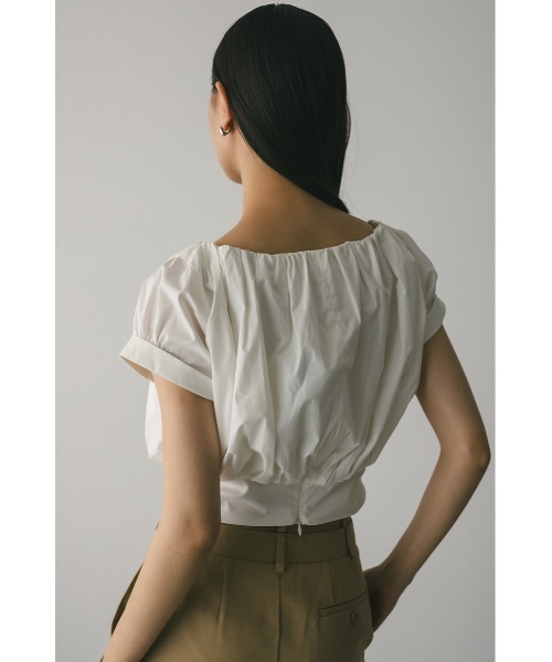 「STYLEMIXER」 半袖ブラウス SMALL ブラック レディース_画像7
