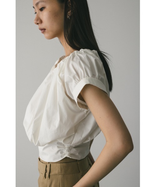 「STYLEMIXER」 半袖ブラウス SMALL ブラック レディース_画像9