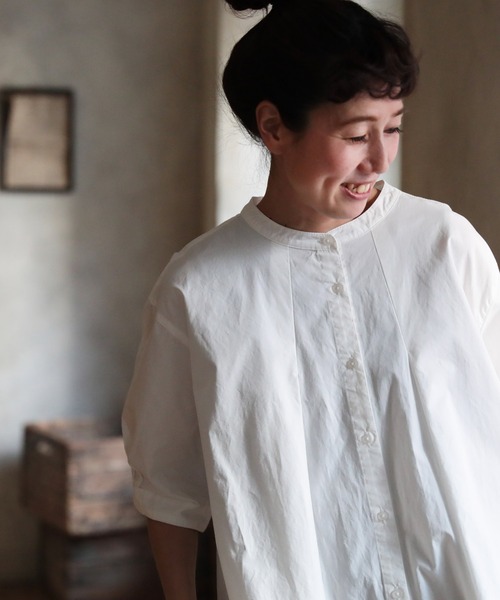 「soulberry」 半袖ワンピース 4L オフホワイト レディース_画像2