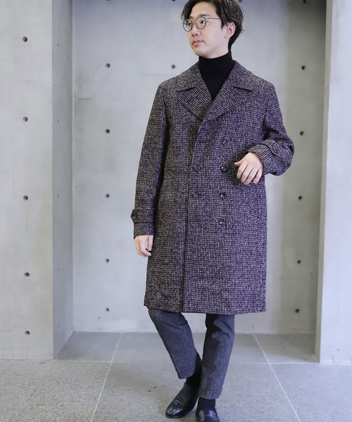 「CROWDED CLOSET」 チェスターコート LL ブラウン メンズ_画像5