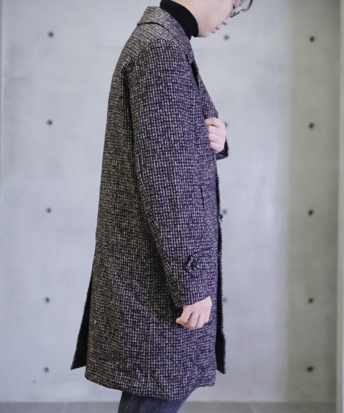 「CROWDED CLOSET」 チェスターコート LL ブラウン メンズ_画像6