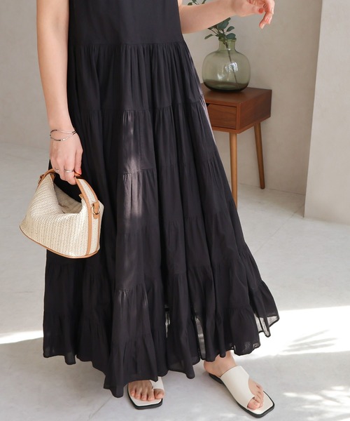 「Social GIRL」 半袖ワンピース M ブルー レディース_画像9