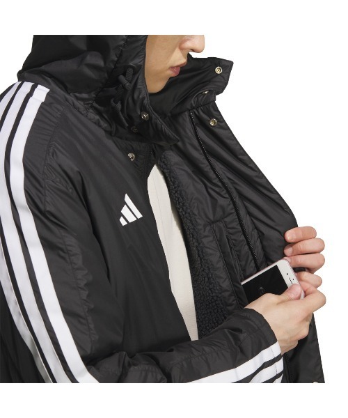 adidas（アディダス） コート ジャケット スリーストライプス ルーズ