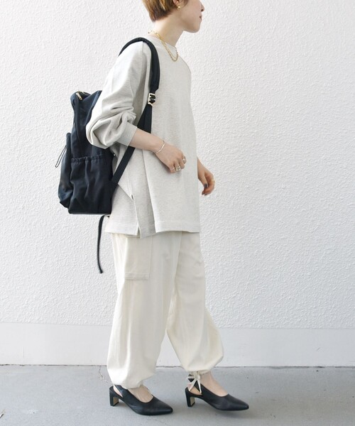 「SHIPS any」 スウェットカットソー ONE SIZE ライトグレー レディース_画像8