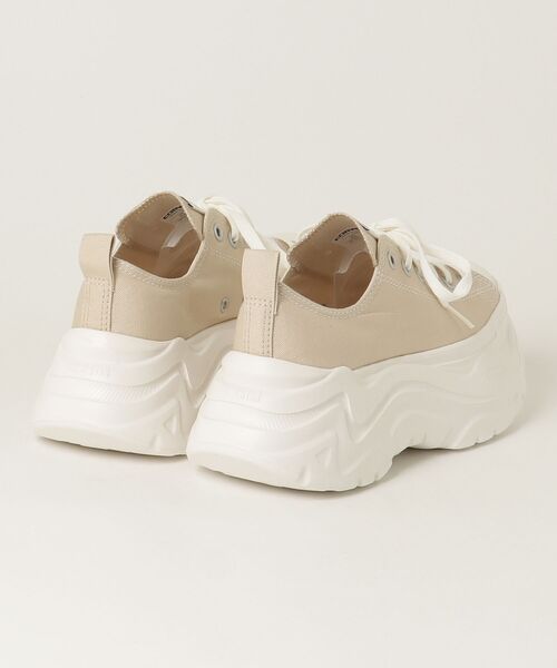 「PUBLUX」 「CONVERSE」ローカットスニーカー 25.0cm ベージュ レディース_画像2