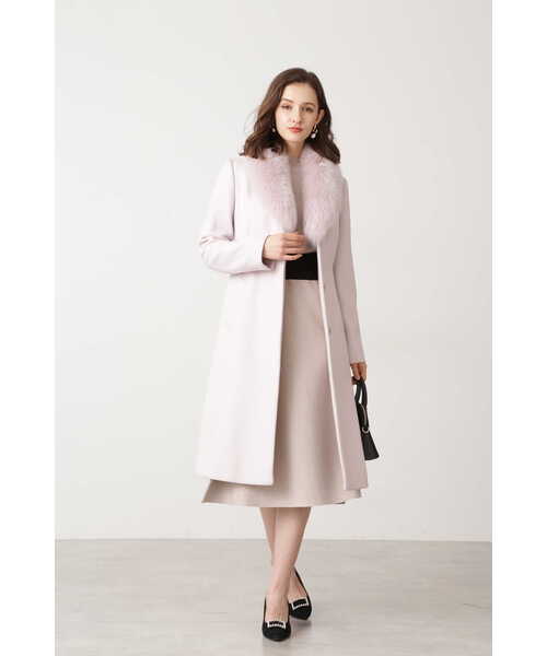 「PINKY&DIANNE」 ニットワンピース 38 ベージュ レディース_画像6