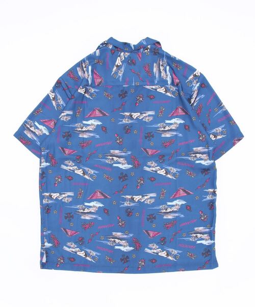 「チチカカ」 半袖シャツ LARGE ネイビー メンズ_画像2