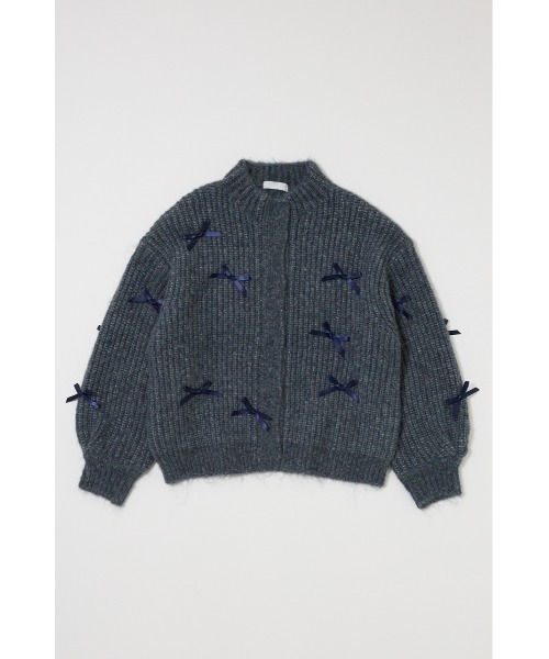 MOUSSY RIBBON FANCY カーディガン MOUSSY（マウジー） カーディガン RIBBON FANCY カーディガン
