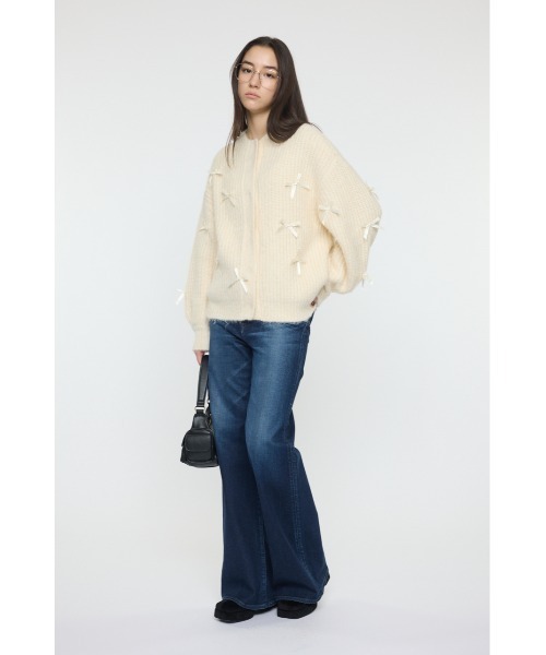 MOUSSY（マウジー） カーディガン RIBBON FANCY カーディガン 