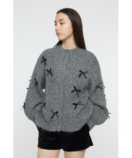 MOUSSY（マウジー） カーディガン RIBBON FANCY カーディガン