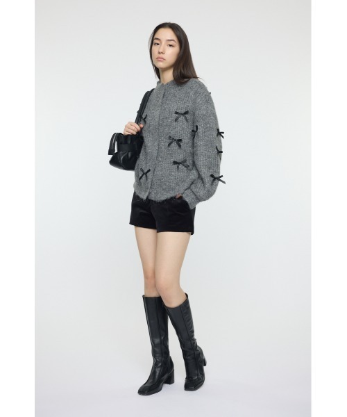 MOUSSY（マウジー） カーディガン RIBBON FANCY カーディガン