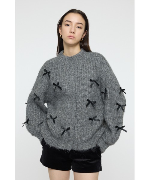 MOUSSY（マウジー） カーディガン RIBBON FANCY カーディガン