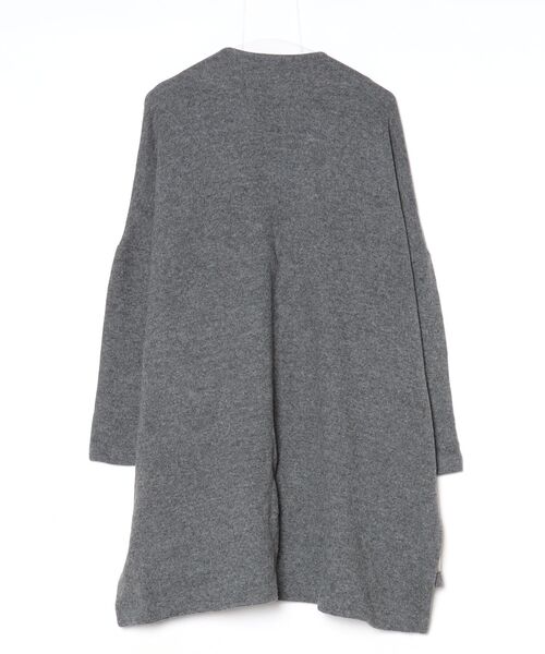 ENFOLD（エンフォルド） ノーカラーコート 36 グレー レディース