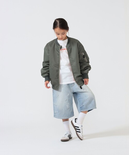 こども ビームス ワイドパンツ パンツ BEAMS × こども ビームス