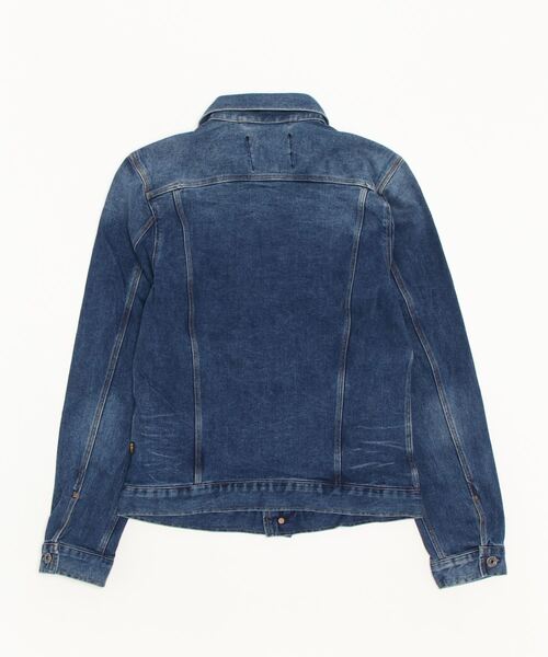 「G-STAR」 デニムジャケット LARGE ダークインディゴブルー メンズ_画像2