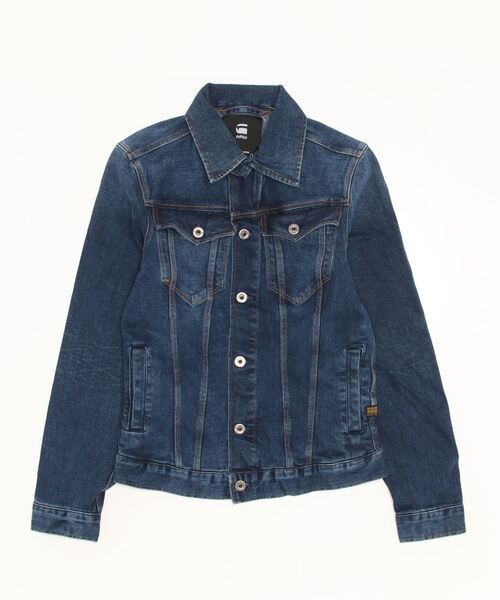 「G-STAR」 デニムジャケット LARGE ダークインディゴブルー メンズ_画像8