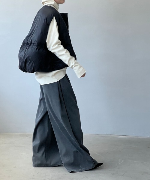 「chuclla」 ダウンベスト FREE ブラック レディース_画像5