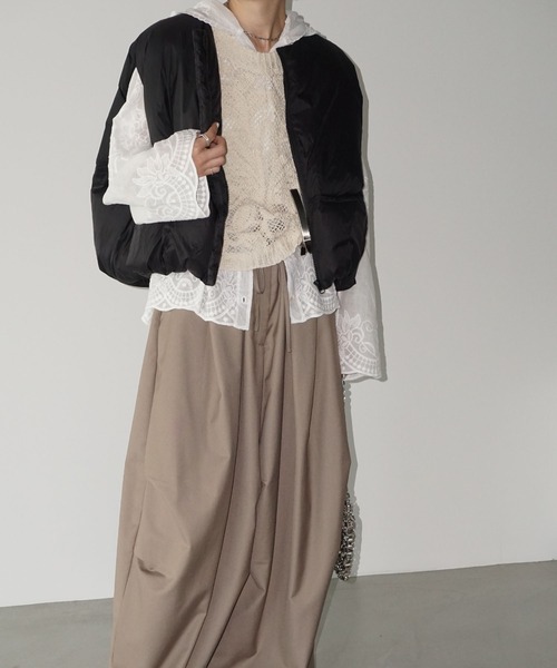 「chuclla」 ダウンベスト FREE ブラック レディース_画像9