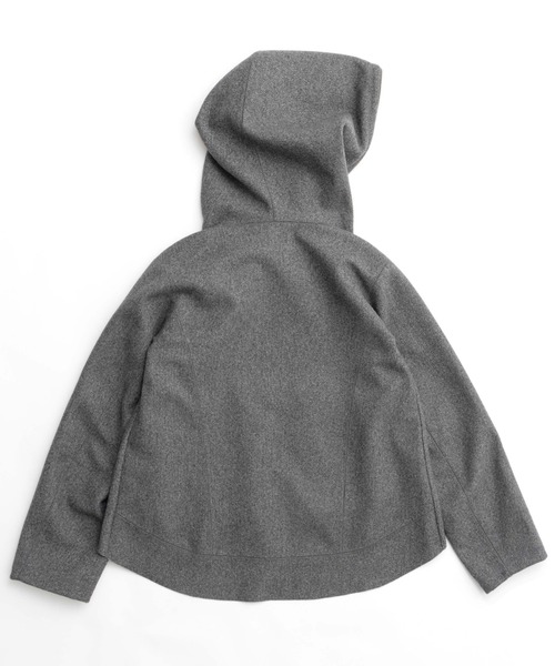 「MAISON SPECIAL」 ジップアップパーカー FREE ブラック レディース_画像4