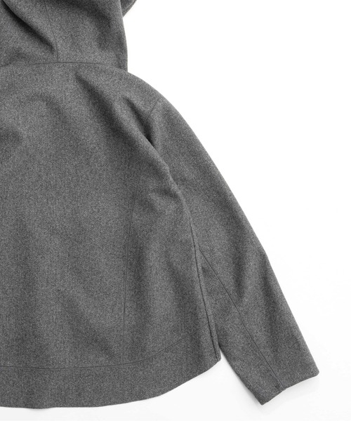 「MAISON SPECIAL」 ジップアップパーカー FREE ブラック レディース_画像6