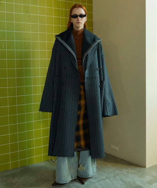 「MAISON SPECIAL」 ジップアップパーカー FREE ブラック レディース_画像8