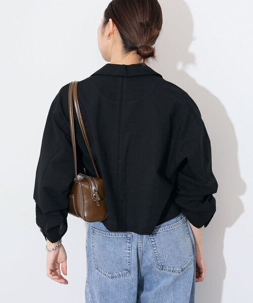 SLOBE IENA（スローブイエナ） テーラードジャケット FREE ブラック