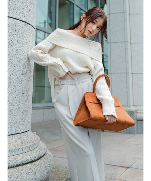 dazzlin（ダズリン） ニット セーター 「久間田琳加コラボ」オフショル