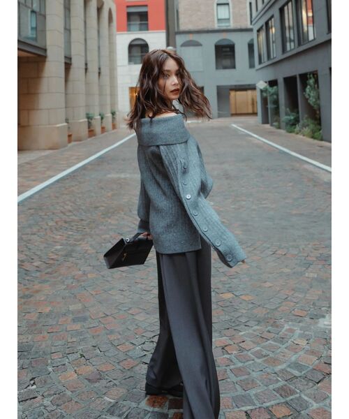 dazzlin（ダズリン） ニット セーター 「久間田琳加コラボ」オフショル