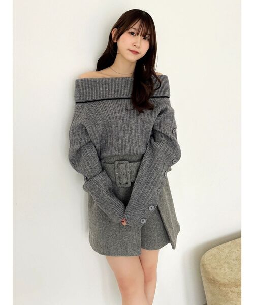 dazzlin（ダズリン） ニット セーター 「久間田琳加コラボ」オフショル