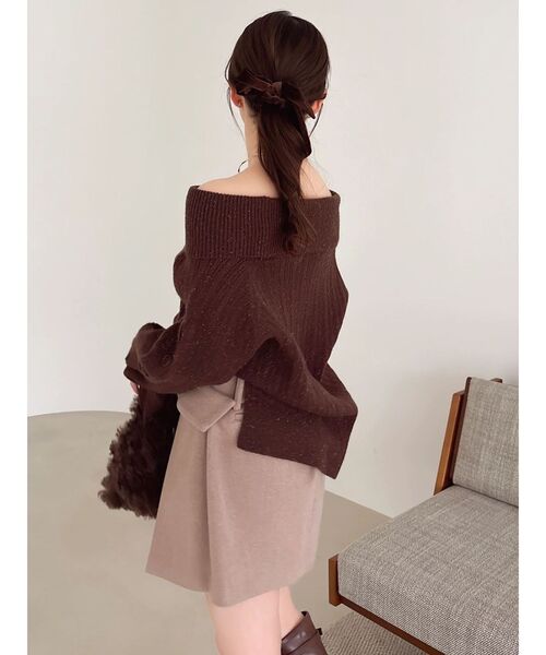 dazzlin（ダズリン） ニット セーター 「久間田琳加コラボ」オフショル