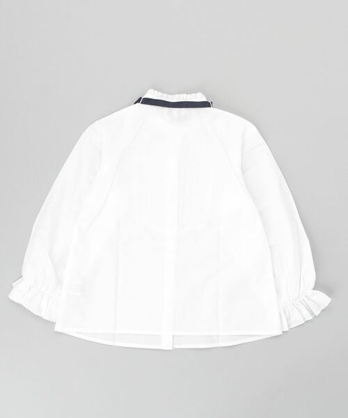 「green label relaxing」 「KIDS」長袖ブラウス 120cm ホワイト キッズ_画像2
